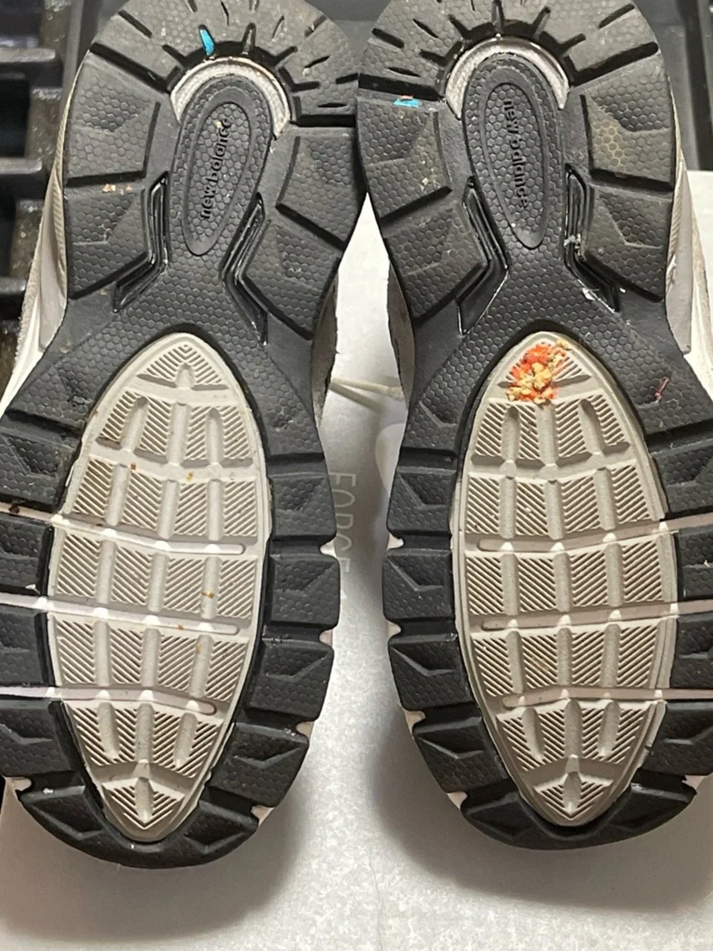 New Balance Kids Grey and Tan Sneaker Trainers